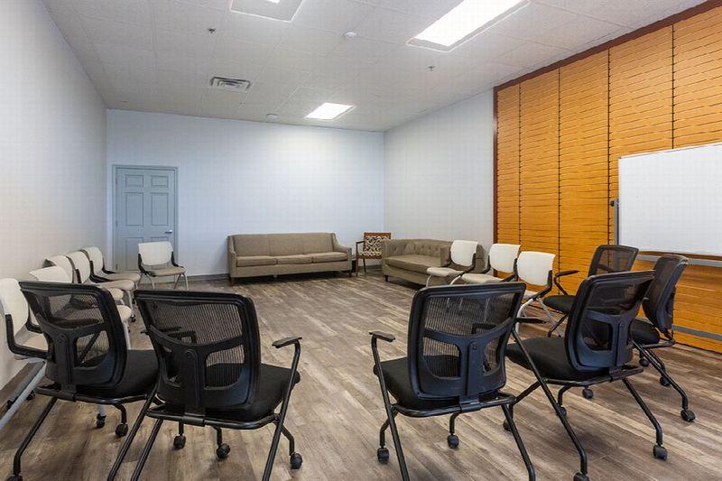 Group therapy room